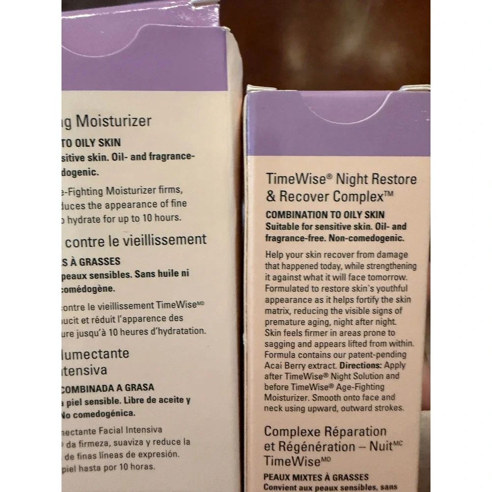 Mary Kay TimeWise Age-Fighting Moisturizer & Night Restore Recover Complex Set